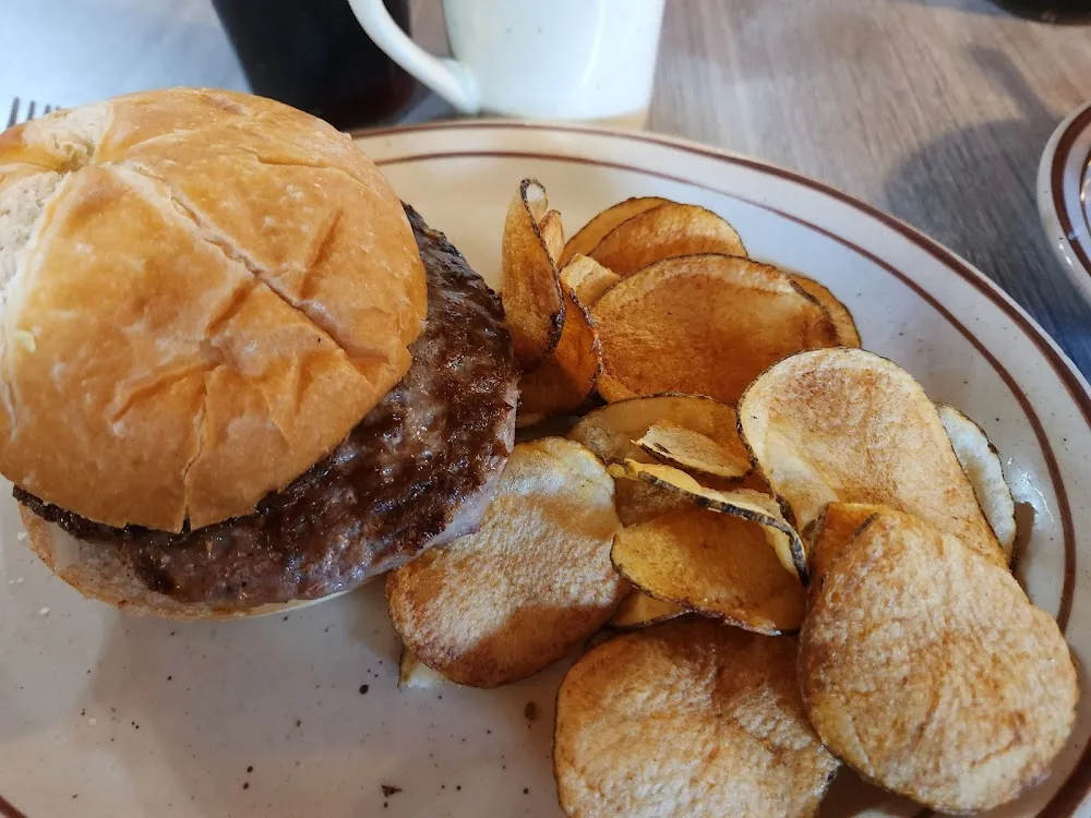 Hamburger and Chips